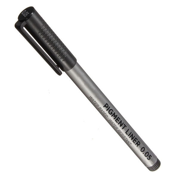 0.05mm-0.8mm Black Fine Line Pen Waterproof Drawing Writing Sketching Art Pens 