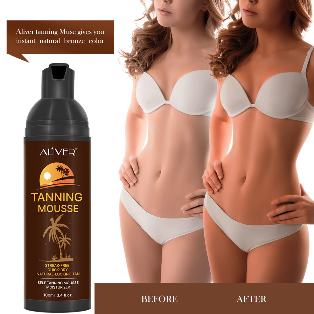 Bronze Tanning Cream Sunless Wheat Color Helps Melanin Tanning