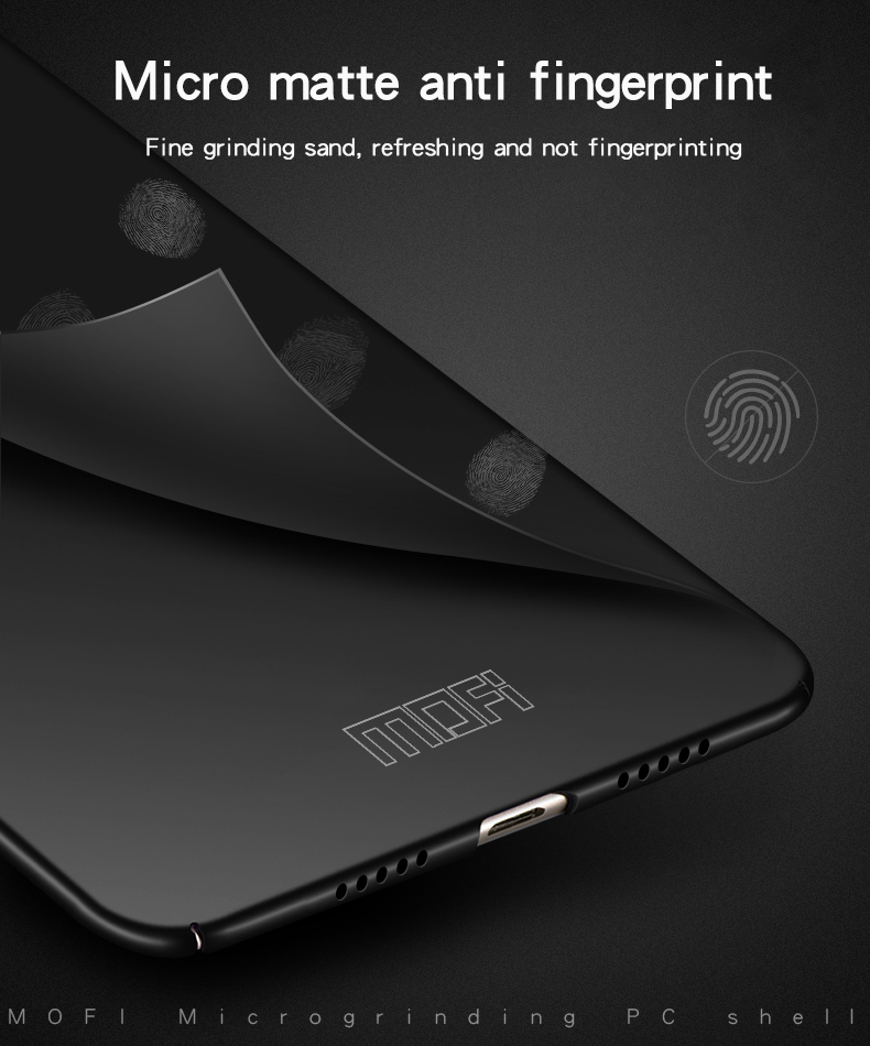  Mofi Frosted Ultra Thin Shockproof Hard PC Back Cover protective Case for Xiaomi Redmi Note 7 / Note 7 Pro Non-original