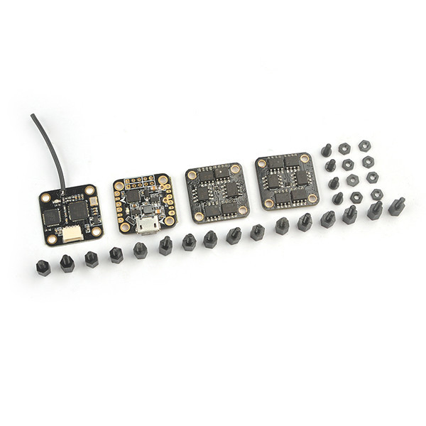 15x15mm Teenycube Flytower Compatible DSM2/ DSMX Receiver F3 6A BLHeli_S ESC for Revenger55 RC Drone - Photo: 2