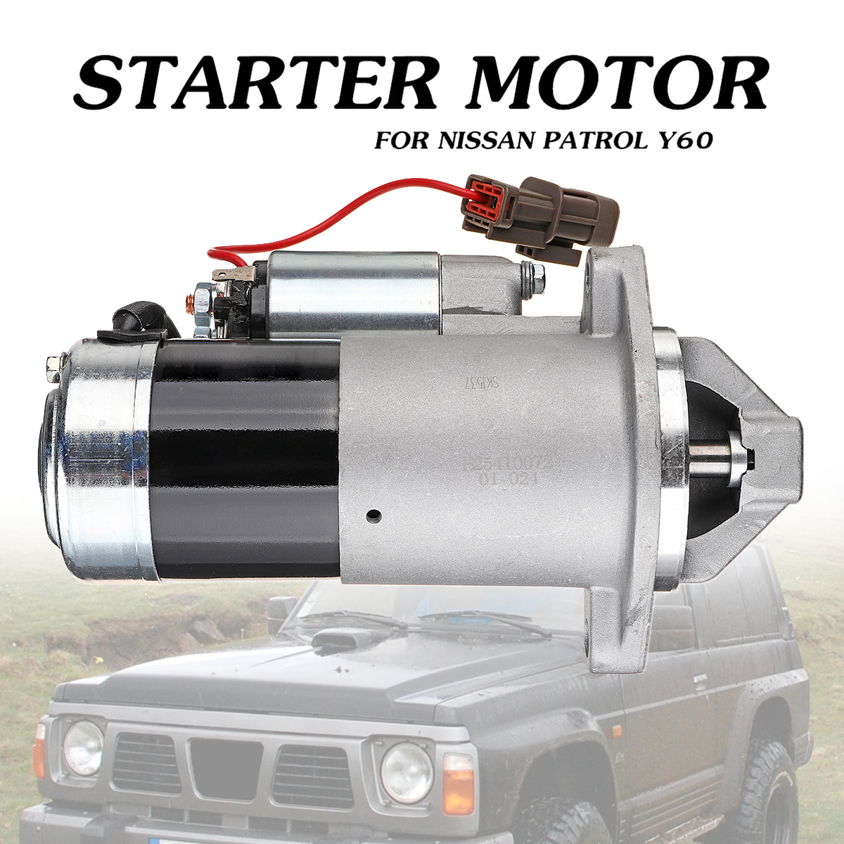 12V 1.7KW 9TH Starter Motor S13 - 118A for Nissan Patrol Y60 1988-2014