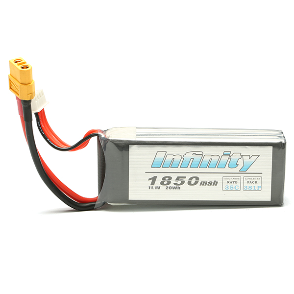 

Flower Power Infinity 3S 11.1V 1850mAh 35C Lipo Battery XT60 Plug for RC Models