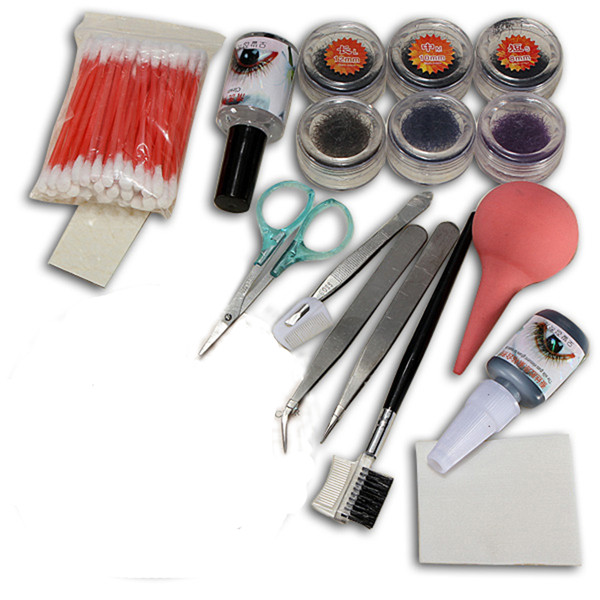 Makeup False Fake Eyelash Eyelashes Extension Cosmetic Set Kit