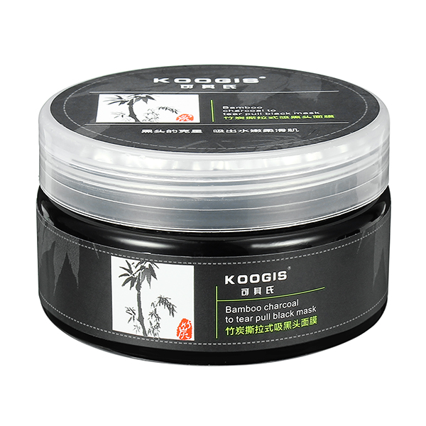  KOOGIS Bamboo Charcoal Tearing Blackhead Removal Mask Deep Clesing Acne Facial Nose 