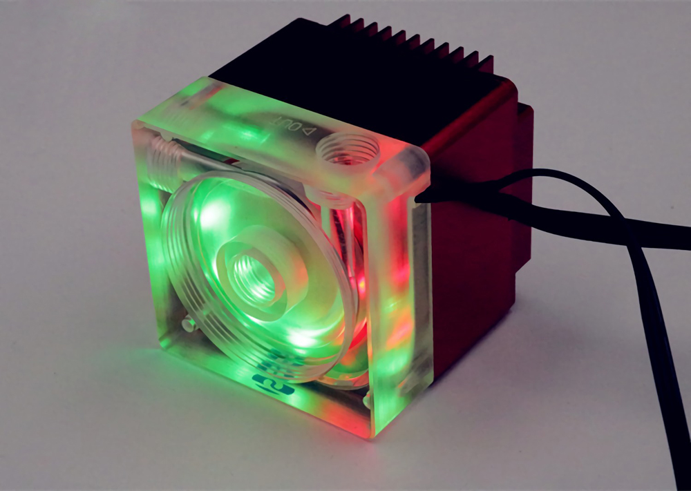 8W 4M Pump Head Aluminum Alloy LED Light Water Cooling Recycling Water Pump with IR Controller 13