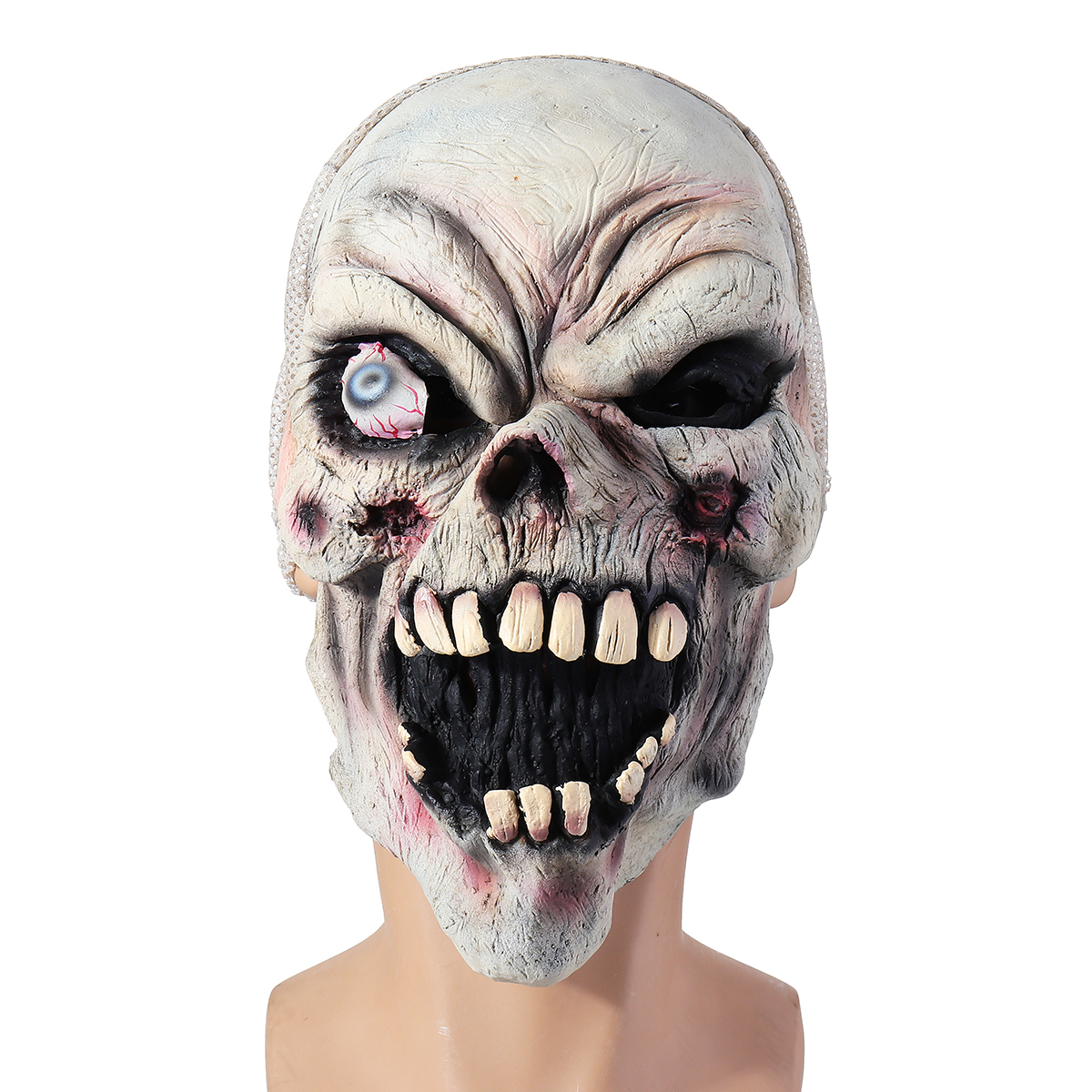 

Halloween Mask Bloody Festival Skull Zombie Latex Cosplay Horror Costume Props