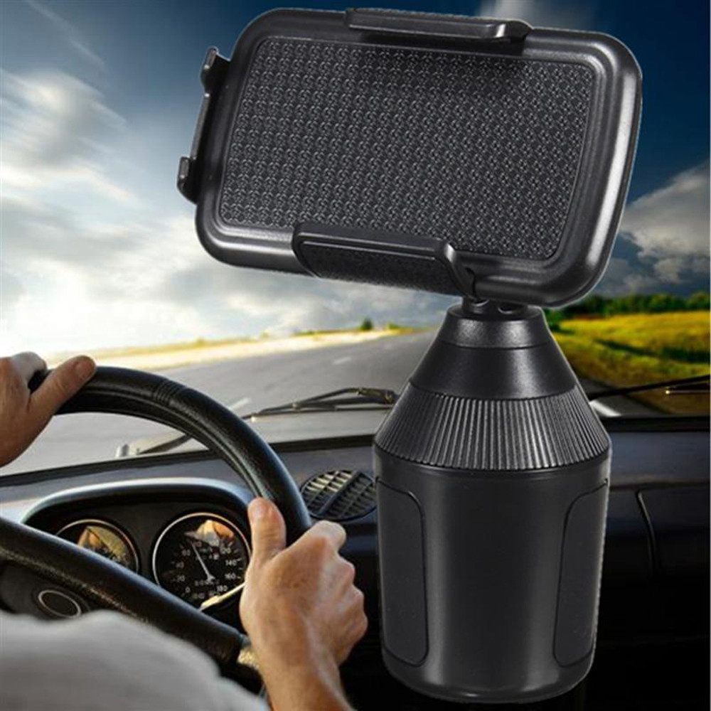 Universal 360° Adjustable Car Cup Holder Car Mount Bracket Interior Accessories Drinks Holders For Cell Phones GPS