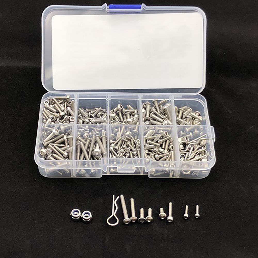 Screw Box For TRX4 Tactical Edition 82056-4 Stainless Steel Screws RC Car Parts - Photo: 2