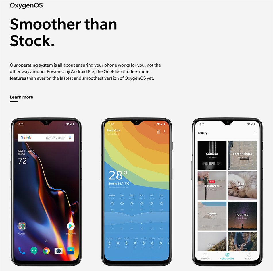 OnePlus 6T 6.41 Inch 3700mAh Fast Charge Android 9.0 8GB RAM 256GB ROM Snapdragon 845 4G Smartphone