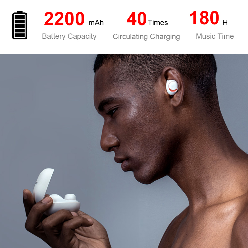[Bluetooth 5.0] Bakeey TWS Earphone Noise Cancelling Auto Pairing 2000mAh Phone Charger Box 3