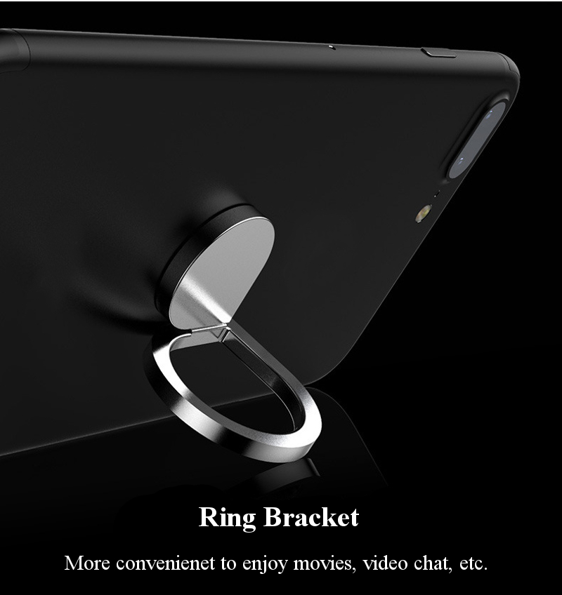 Universal 360° Rotation 180° Foldable Ring Bracket Phone Holder Desktop Stand for iPhone Samsung 