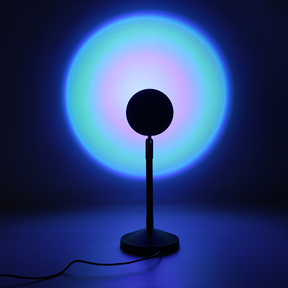 USB Power Colorful RGB LED Light Remote Control Atmosphere Projection Led Night Light For Home Bedroom Shop Background Decoration