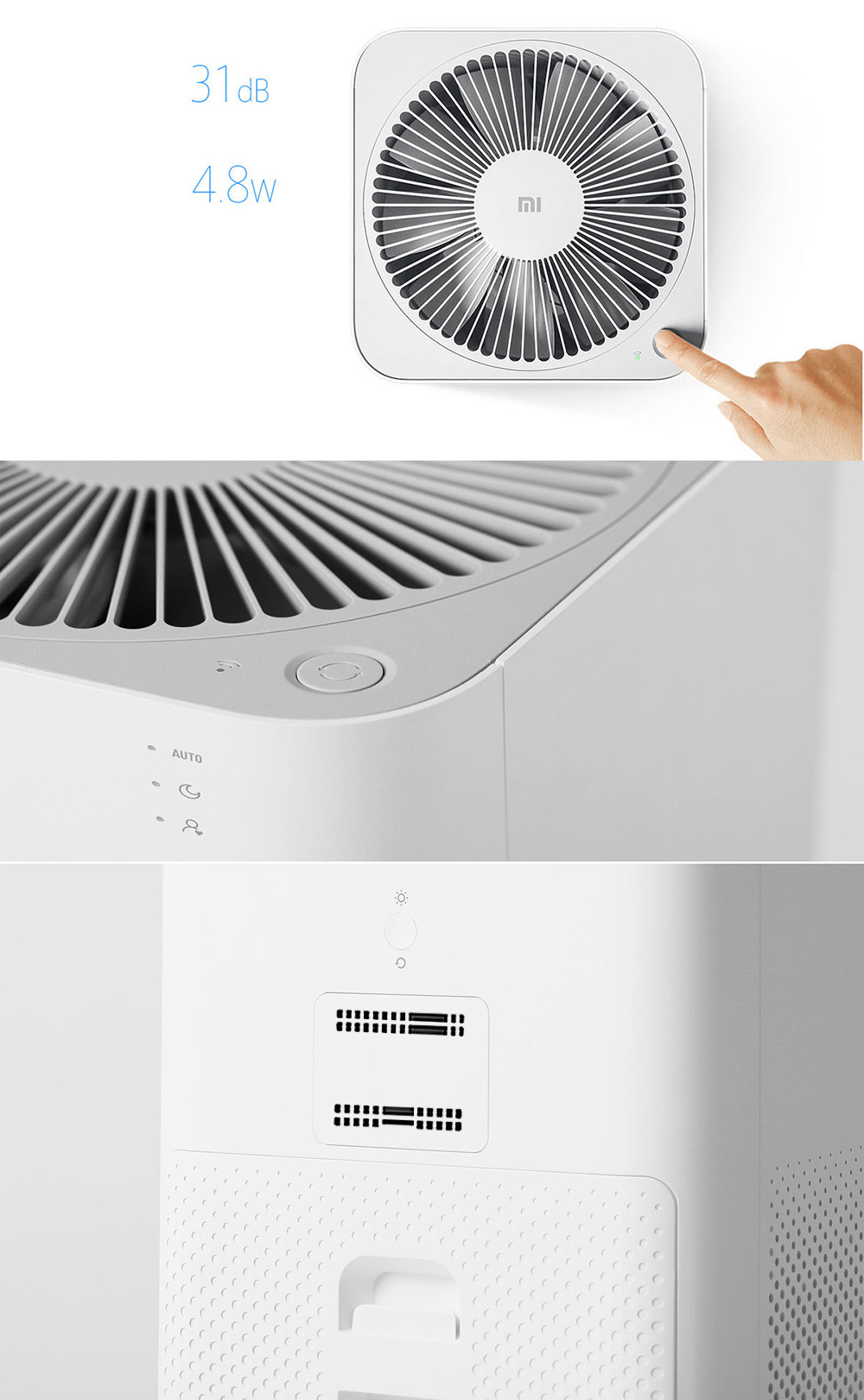 Xiaomi Mi Air Purifier 2 Sterilizer Addition to Formaldehyde Purifiers Air Cleaning Intelligent Household Hepa Filter with APP Remote Control