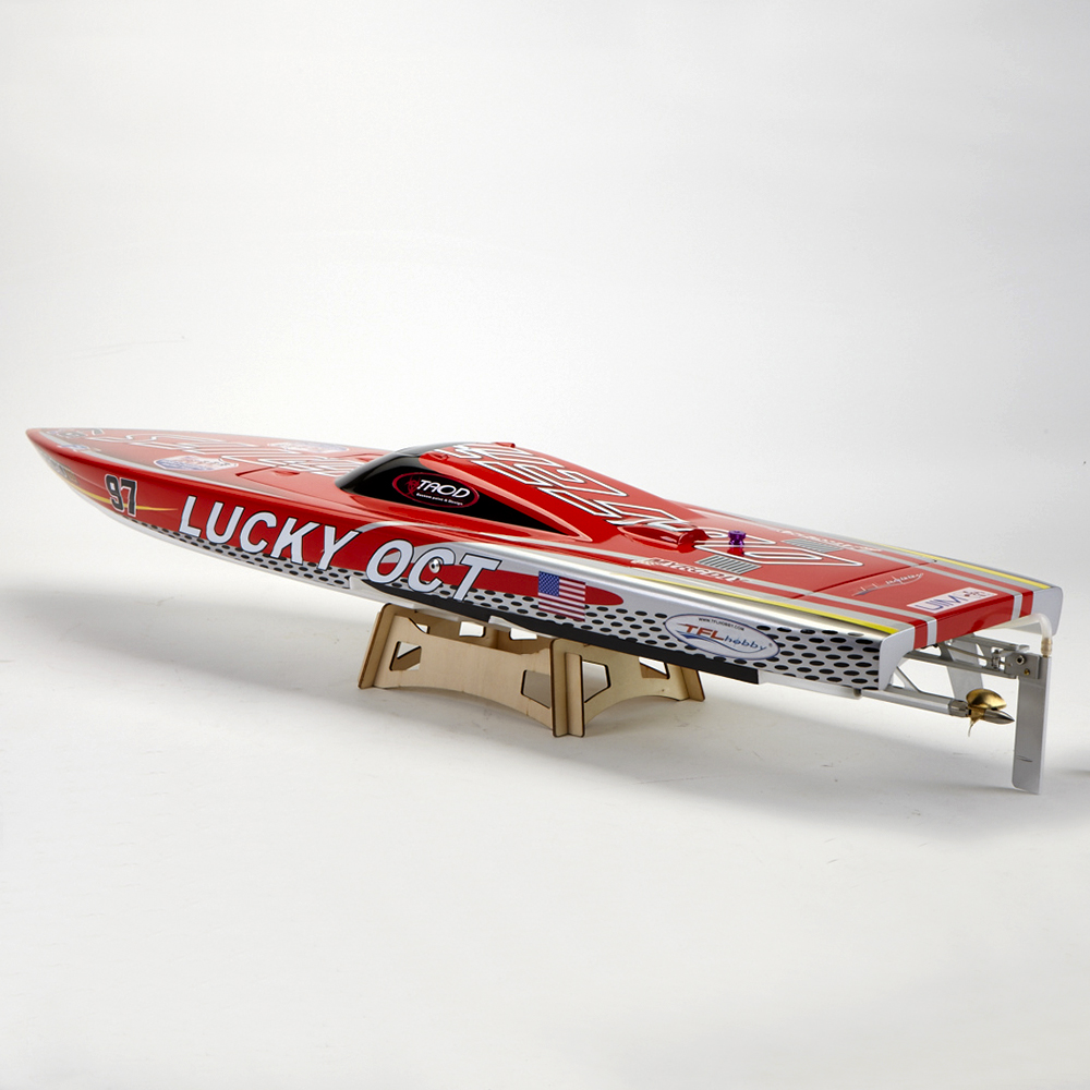 TFL 1126 880mm Lucky OCT 2.4G 120A ESC Brushless RC Boat w/ Water Cooling System Without Servo TX Battery