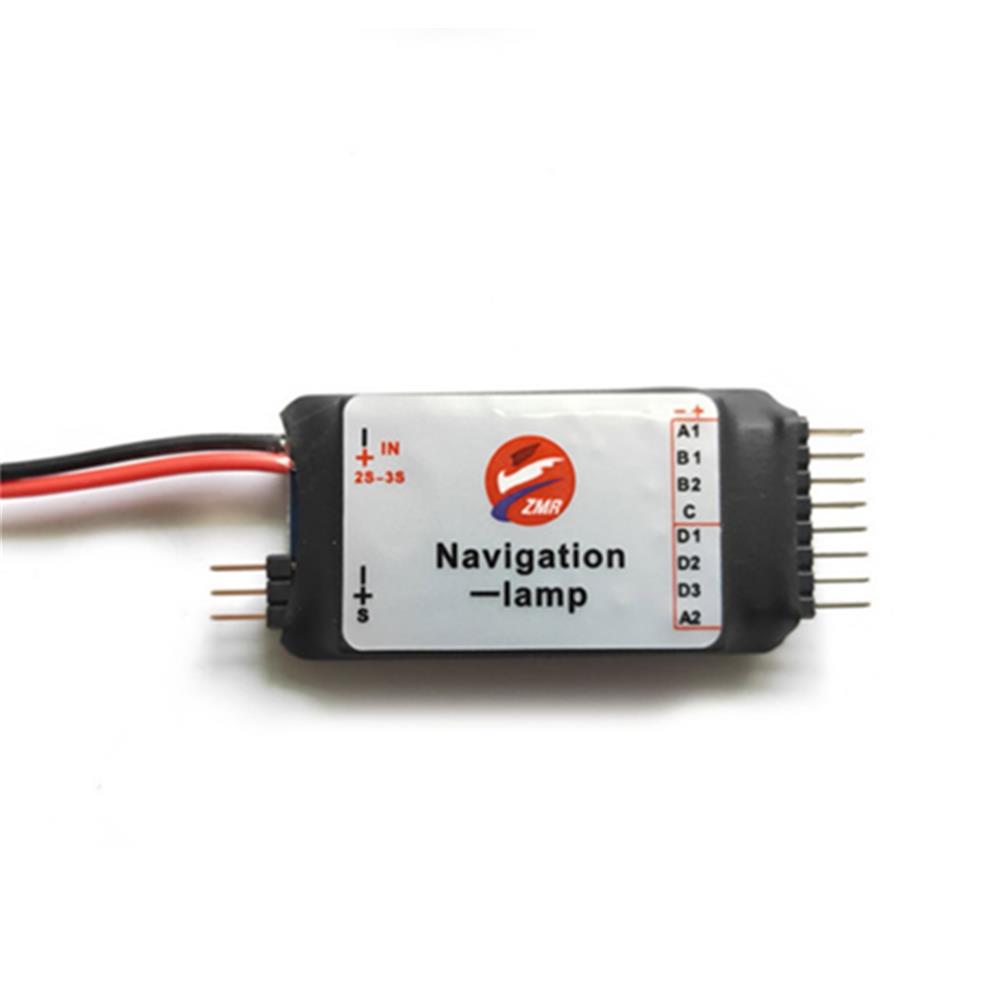 Simulation Navigation Lamp Lights 2S-3S Voltage Ducted LED Light for RC Fixed Wing Aircraft RC Drone - Photo: 3