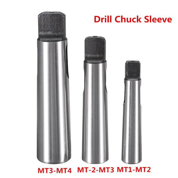 New3pcs MT1-MT2 MT-2-MT3 MT3-MT4 Morse Taper Adapter Reducing Drill Chuck Sleeve