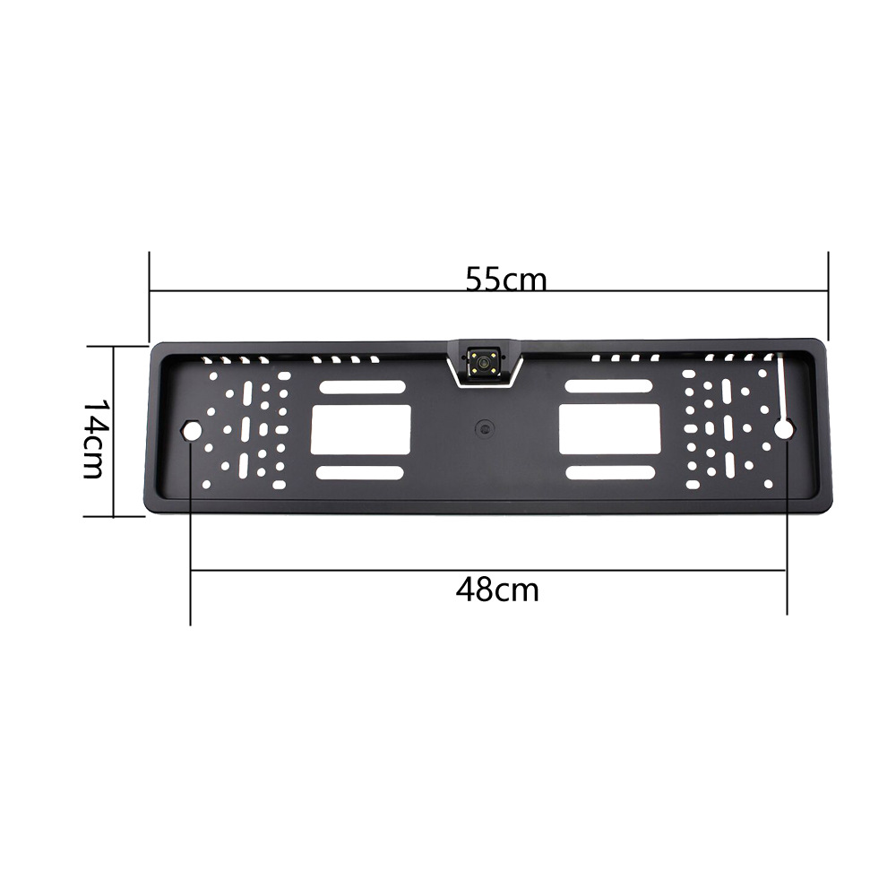 Car Rear View Camera European License Plate Frame Reversing Image LED HD Night Vision Parking Assistance System