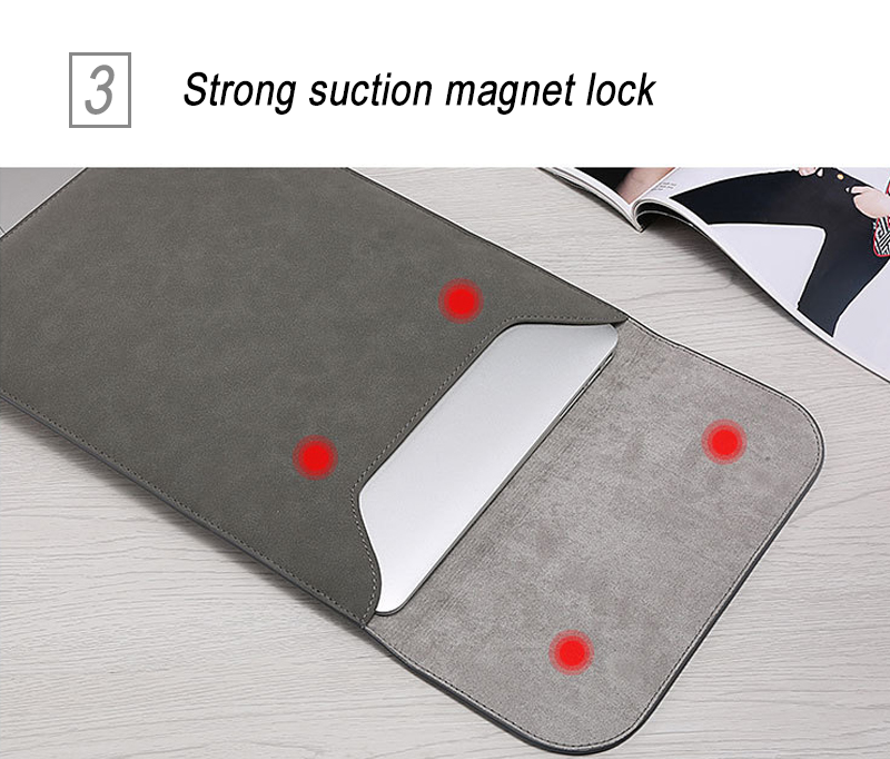 Laptop Sleeve Bag Laptop Protective Case With Power Adapter Storage Bag for 13 13.3 15.4 inches Laptop MacBook Pro Air Xiaomi