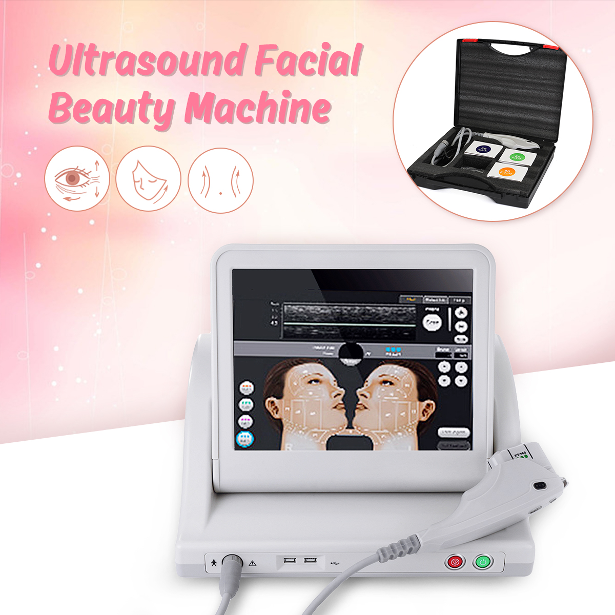 HIFU Ultrasound Rejuvenation Anti Wrinkle Beauty Machine