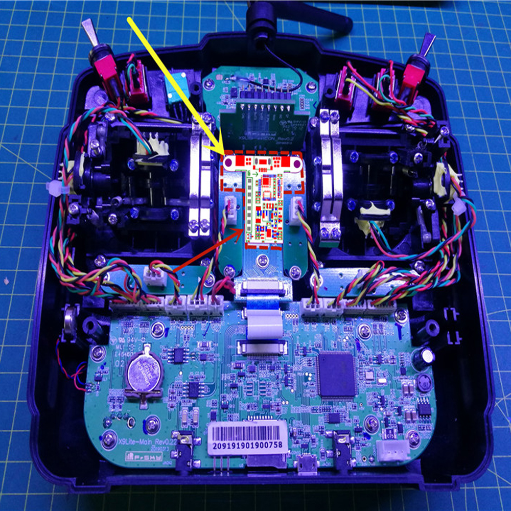 URUAV TM-Charger Board 5V 10W Built-in Charger Module for FrSky X9 Lite X9 Lite Pro Radio Transmitter - Photo: 4