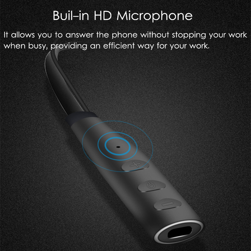 Wireless Bluetooth Neckband Headphone Magnetic Adsorption TF Card Stereo Earphone Headset with Mic 10