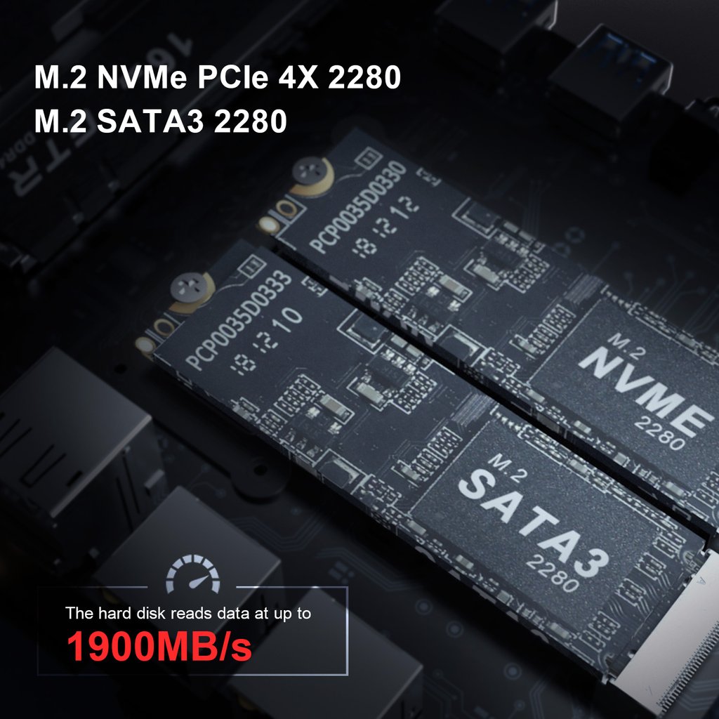 Beelink GT-R AMD Ryzen 7 3750H 16GB DDR4 512GB SSD Mini PC 5.8G WiFi 6 BT5.0 Win10 4K Radeon RX Vega 10 Graphics 1400MHz Mini Computer Desktop PC