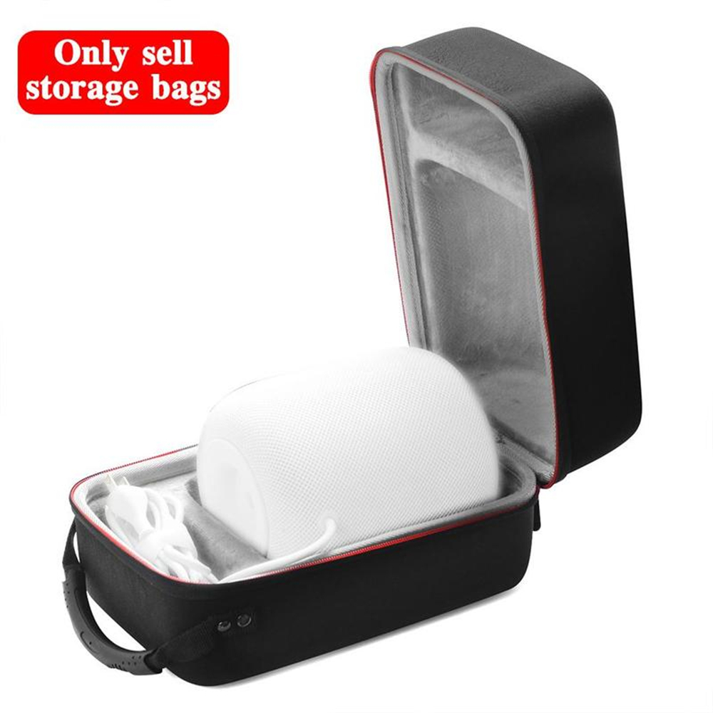 Bakkey Speaker Storage Bag Zipper Portable Carry Case Box Mini Speaker Protective Cover Suitcase for Homepod Speaker