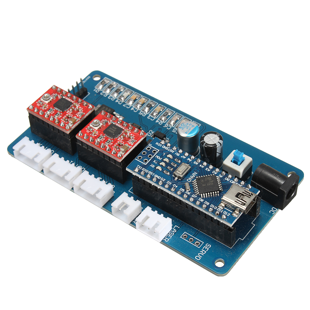 2 Axis GRBL Control Panel Board For DIY Laser Engraving Machine Benbox USB Stepper Driver Board 15