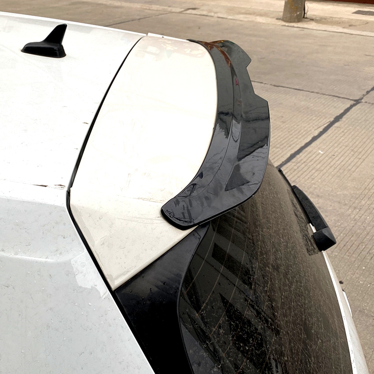 Glossy Black Rear Roof Spoiler Wing For VW Golf 7 MK7.5 VII GTI R GTD 2014-2019