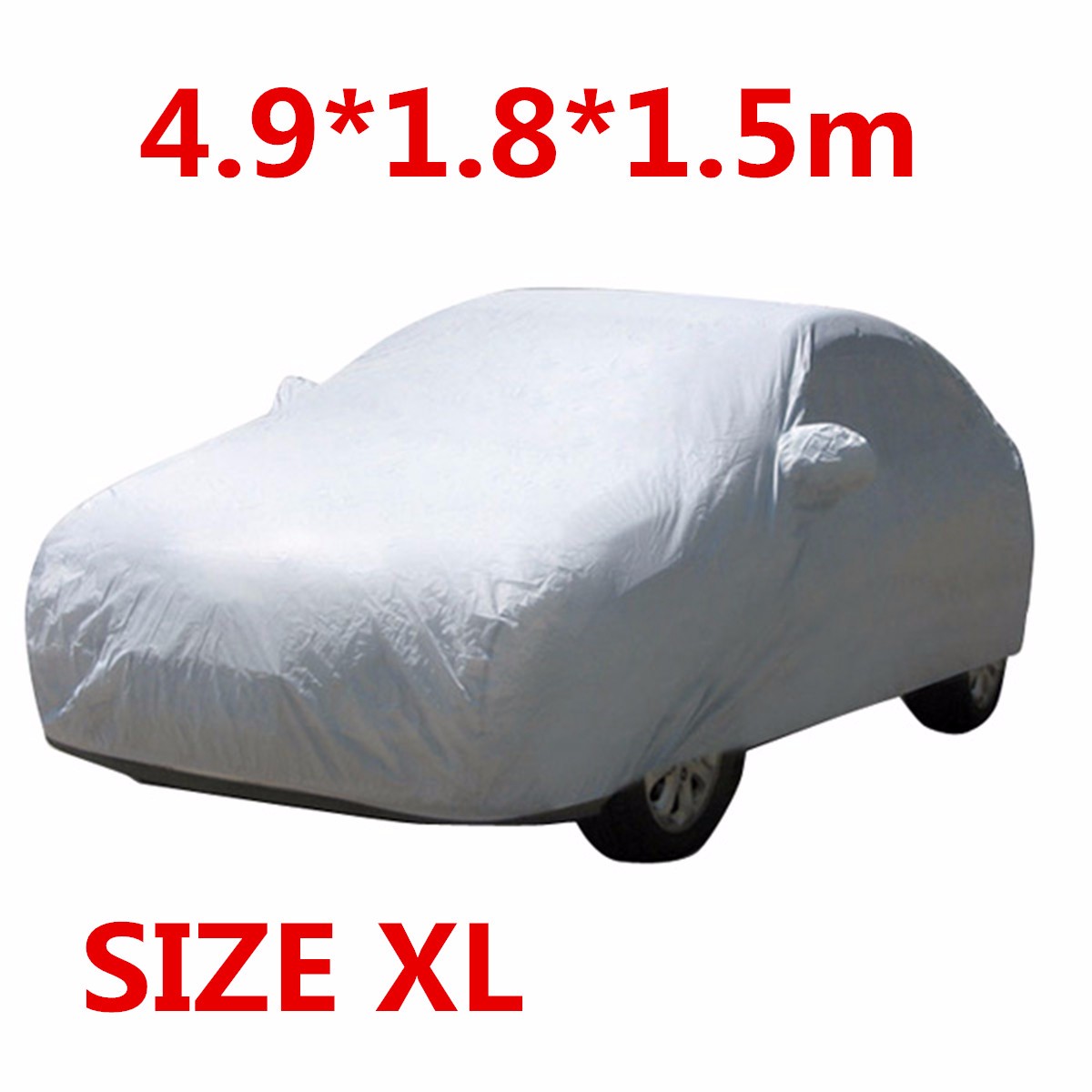 XL Full Car Cover Waterproof Sun Rain Heat Dust UV Resistant Protection