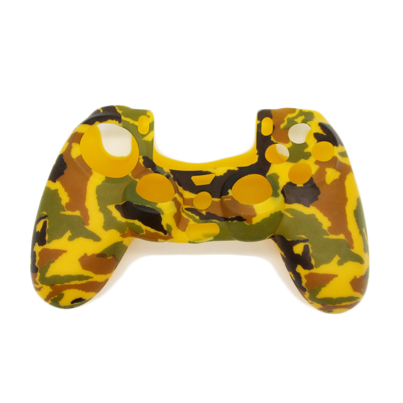 Camouflage Army Soft Silicone Gel Skin Protective Cover Case for PlayStation 4 PS4 Game Controller 44