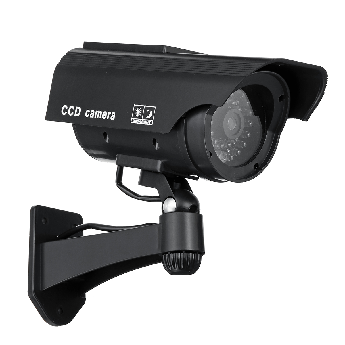 Solar Power Fake Camera CCTV Realistic Flashing IR Dummy Security Camera Blinking 66