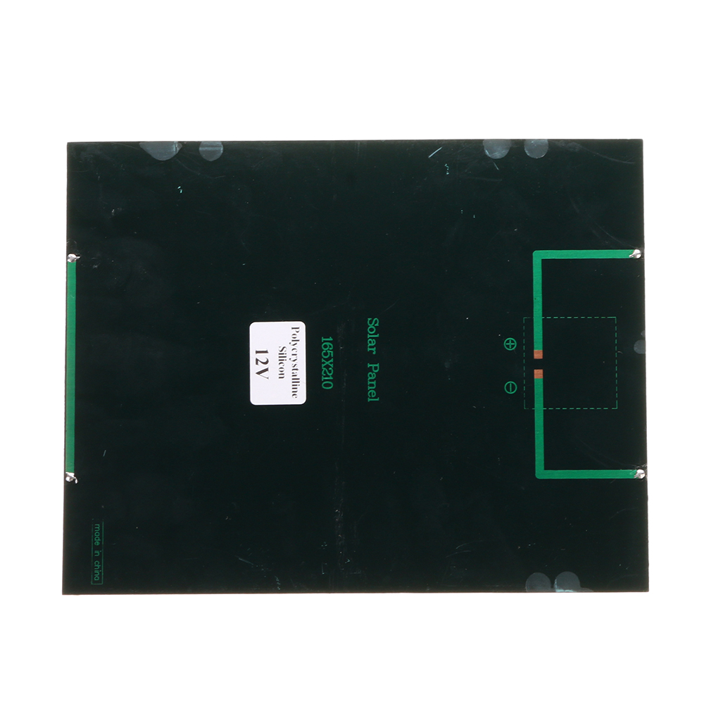 12V 5.2W 165*210mm Mini Polycrystalline Solar Panel Epoxy Board 41