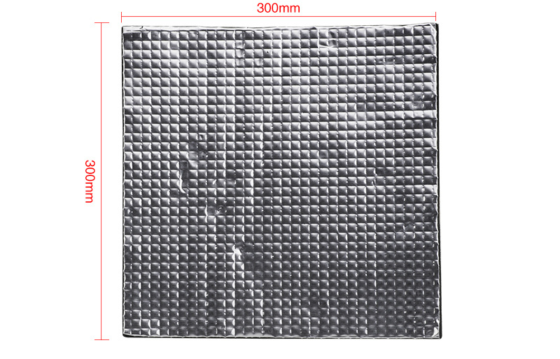 300x300x10mm Foil Self-adhesive Heat Insulation Cotton For 3D Printer Heated Bed 27