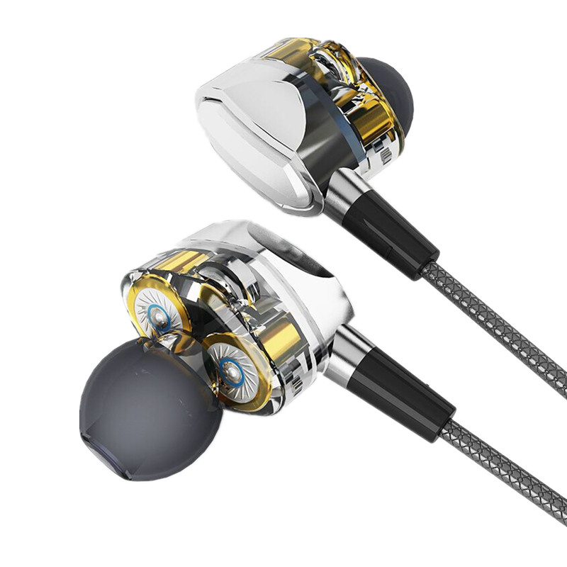 

【Dual Dynamic Drivers】S.Wear G2 In-ear 3.5mm Wired Control Earphone Headphone With Mic