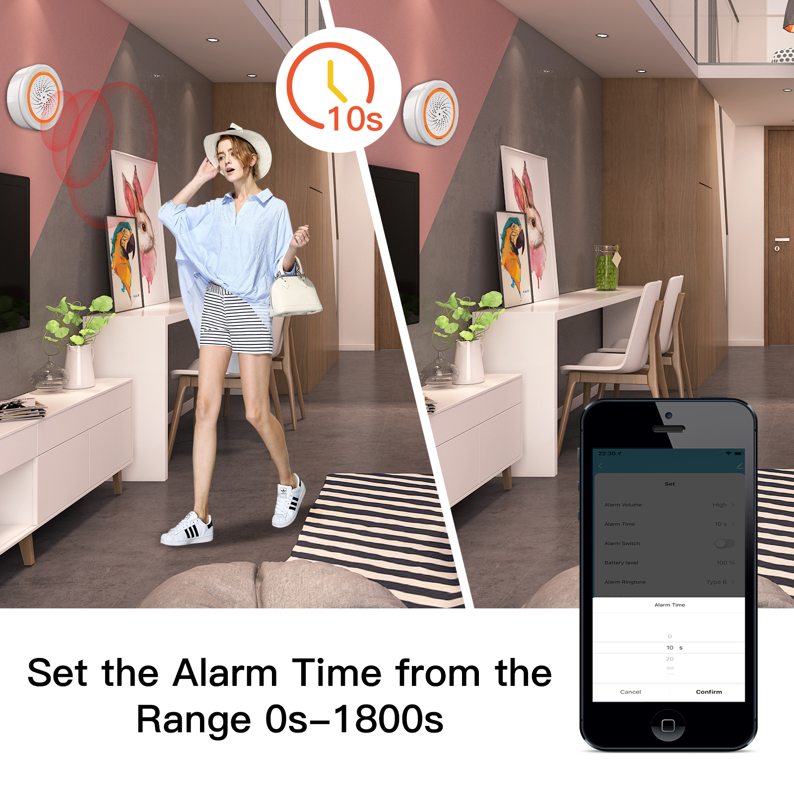 ZB/WIFI 3 In 1 Wifi Siren Alarm Linkage 90dB Sound Light Sensor Smart Home Tuya Smart Life APP Alarm Siren For Alexa Google