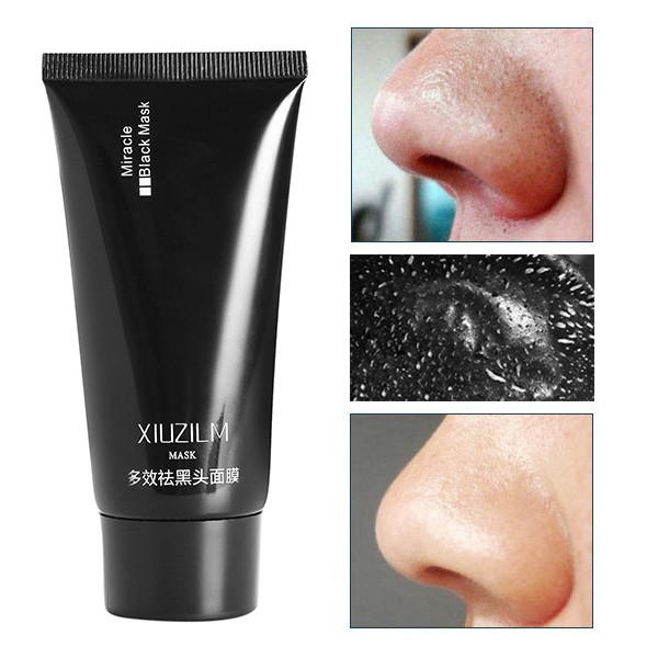 2pcs XIUZILM Blackhead Mask Mud Nose Face Clean Pore Peel Off Remover Deep Cleaner
