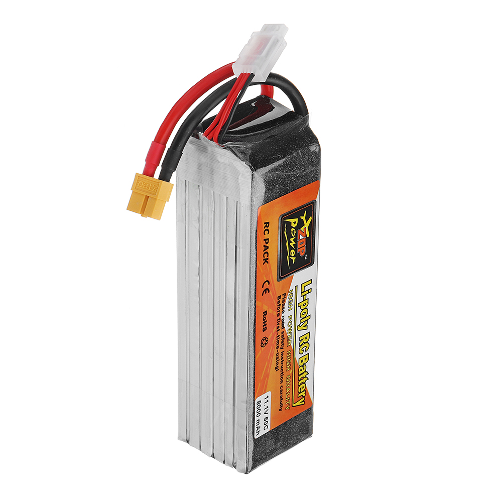 ZOP POWER 11.1V 8000mAh 60C 3S Lipo Battery With XT60 Plug For RC Models - Photo: 5