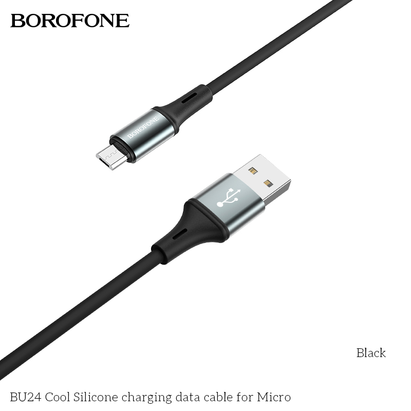 HOCO BU24 2.4A Type C Micro USB Fast Charging Data Cable For Huawei P30 Pro Mate 30 Mi10 K30 S20 5G