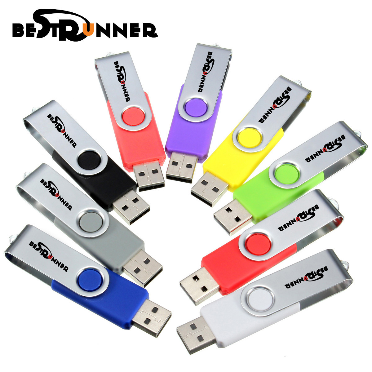 Bestrunner 8GB Foldable USB 2.0 Flash Drive Thumbstick Pen Drive Memory U Disk 23