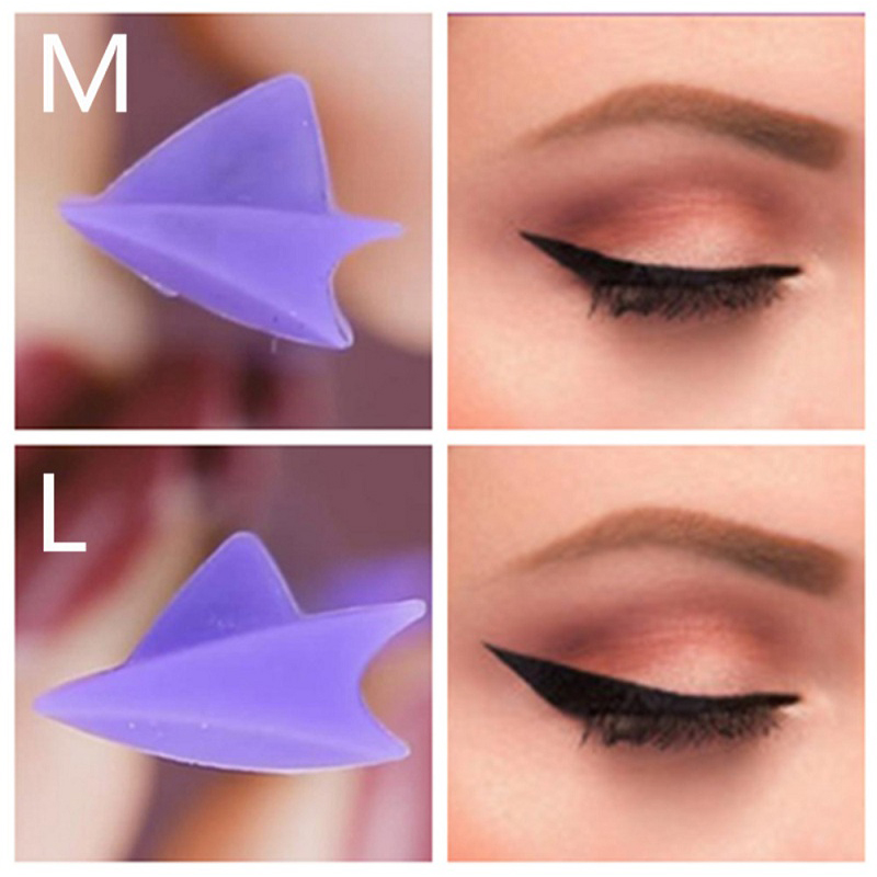 3pcs/set Cat Eye Wing Eyeliner Stamp Cream Brush Tool 1 Second Easy to Makeup