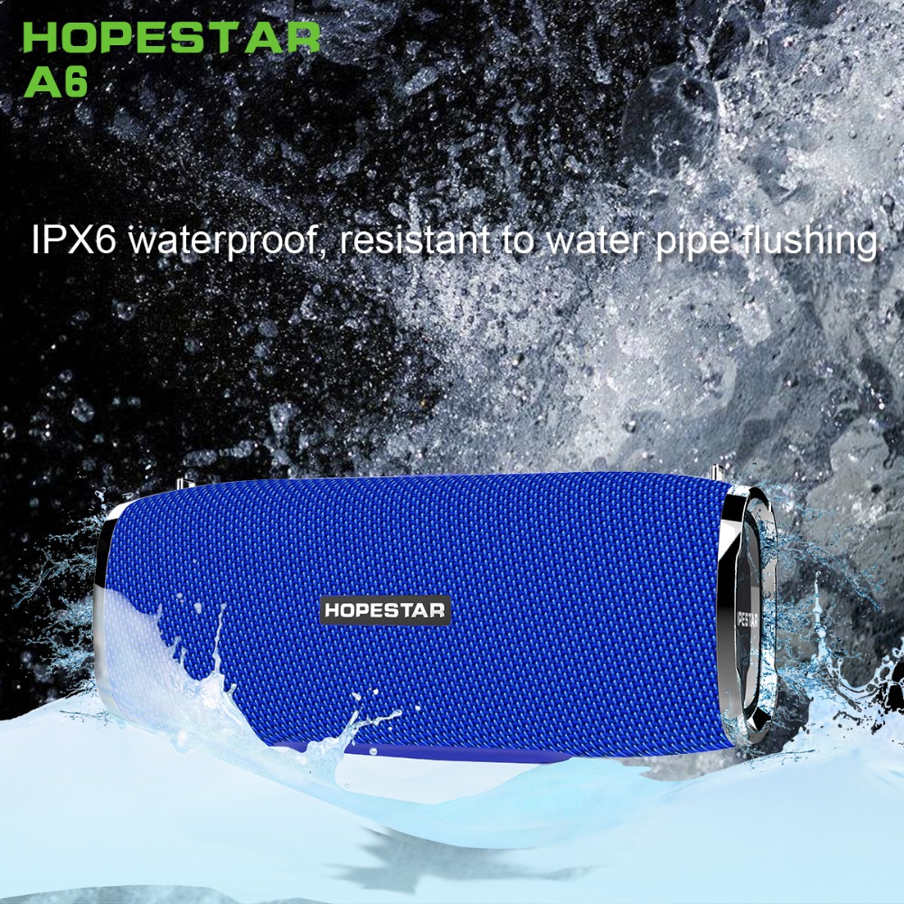 HOPESTAR A6 Portable Bluetooth Speaker 34W Three Units 6000mAh IPX6 Waterproof Outdoors Loudspeaker 49