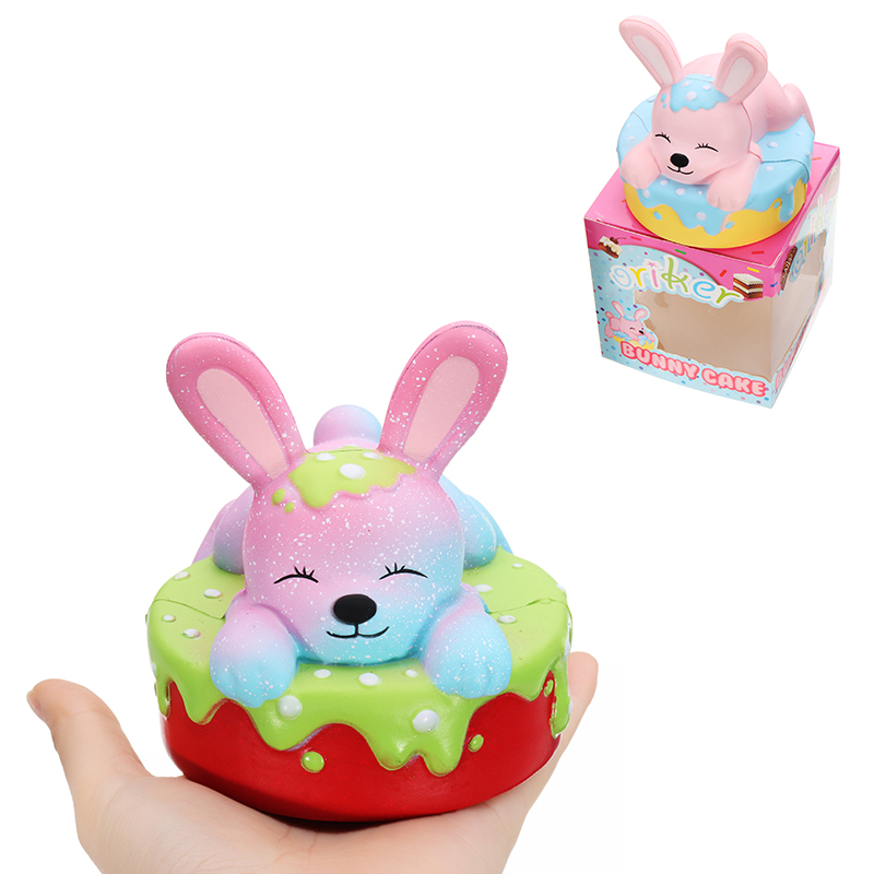 

Oriker Squishy Rabbit Bunny Cake Cute Slow Rising Toy Soft Коллекция подарков с Коробка Упаковка