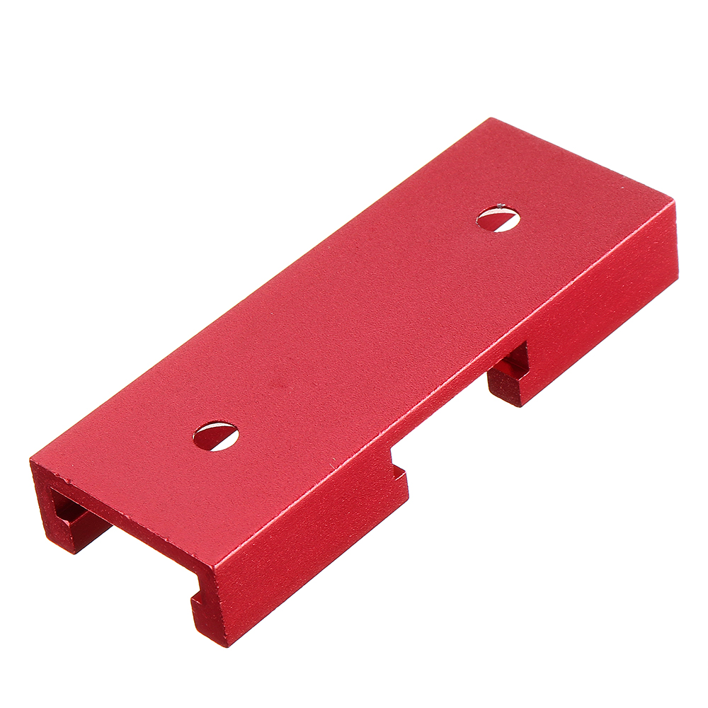 80mm Red Slot T-track Conector Mitre Track Jig Fixture Slot Conector 30x12.8mm Para Serra de Mesa Tabela de Roteador Ferramenta para trabalhar madeira