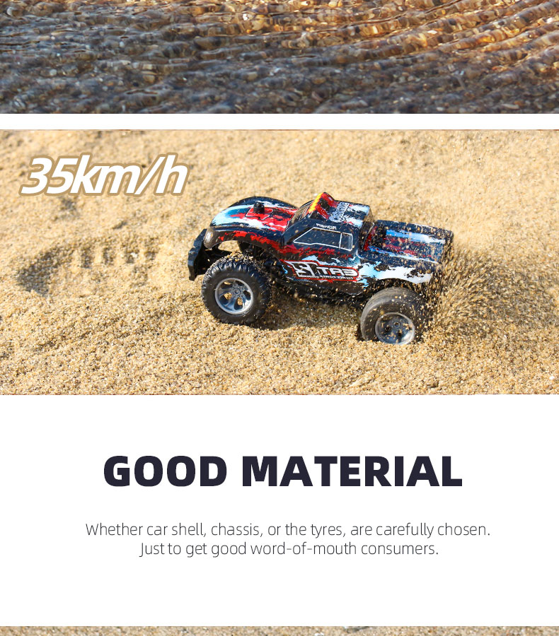 Eachine EAT12 1/28 RC Car 2.4G 35km/h High Speed Waterproof RTR Off-road RC Vehicle Model for Kids and Beginners - Photo: 9
