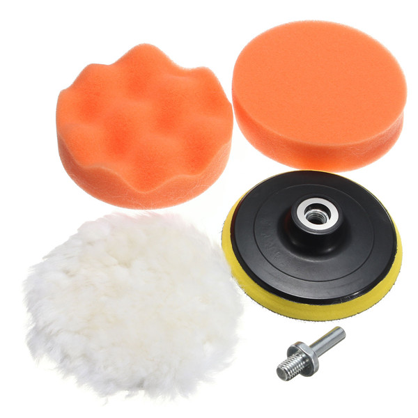 

5pcs 4/5/6/7 Inch Sponge Pads Polishing Waxing Buffing Pads Kit for Car polisher