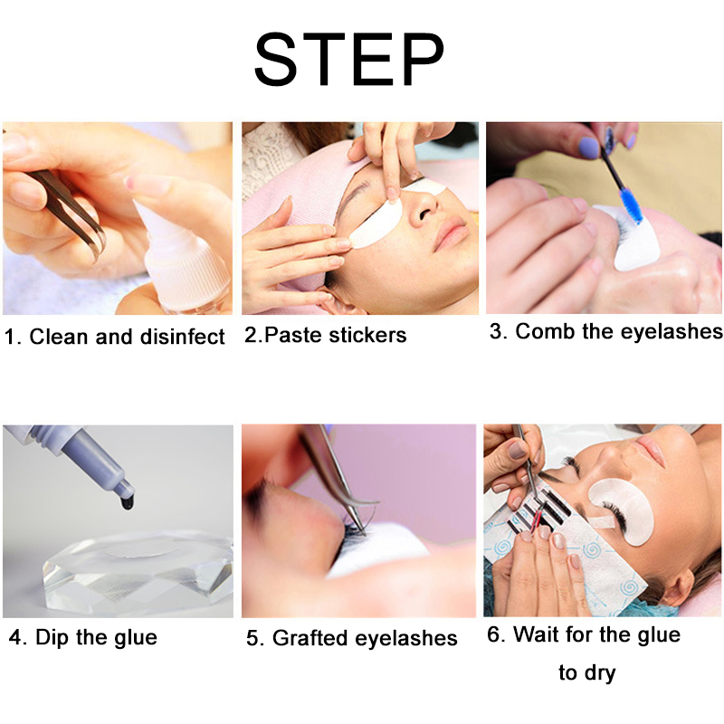 10ml False Eyelash Glue Long Lasting Adhesive Glue For Professional Practice Grafting Eyelashes Exte