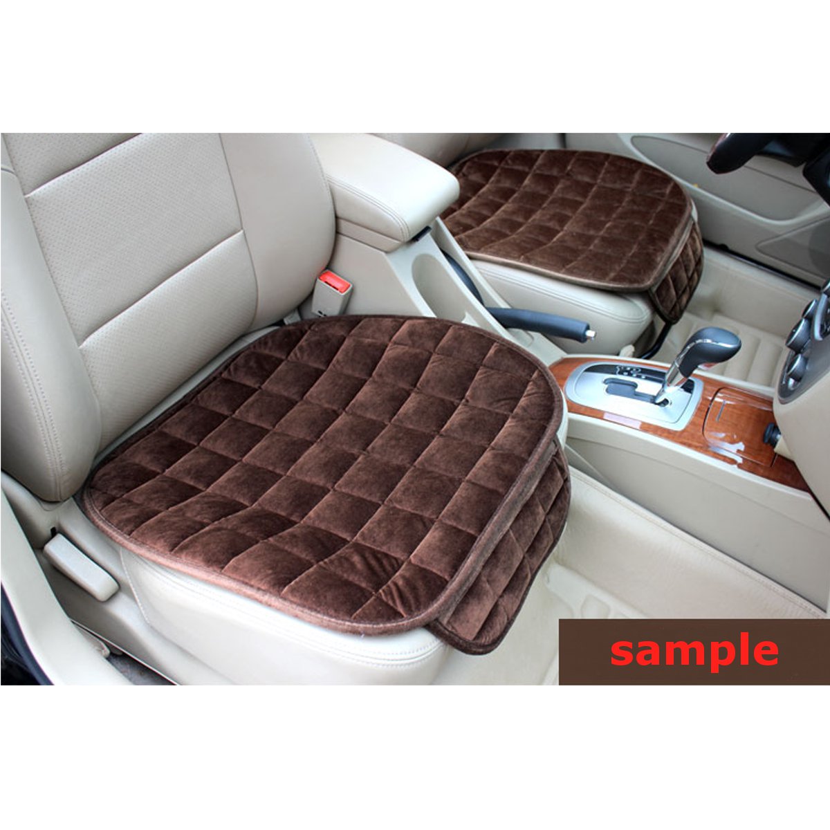Universal Square Wistiti Sponge Front Row Car Seat Cover Small Mat Auto Chair Cushion