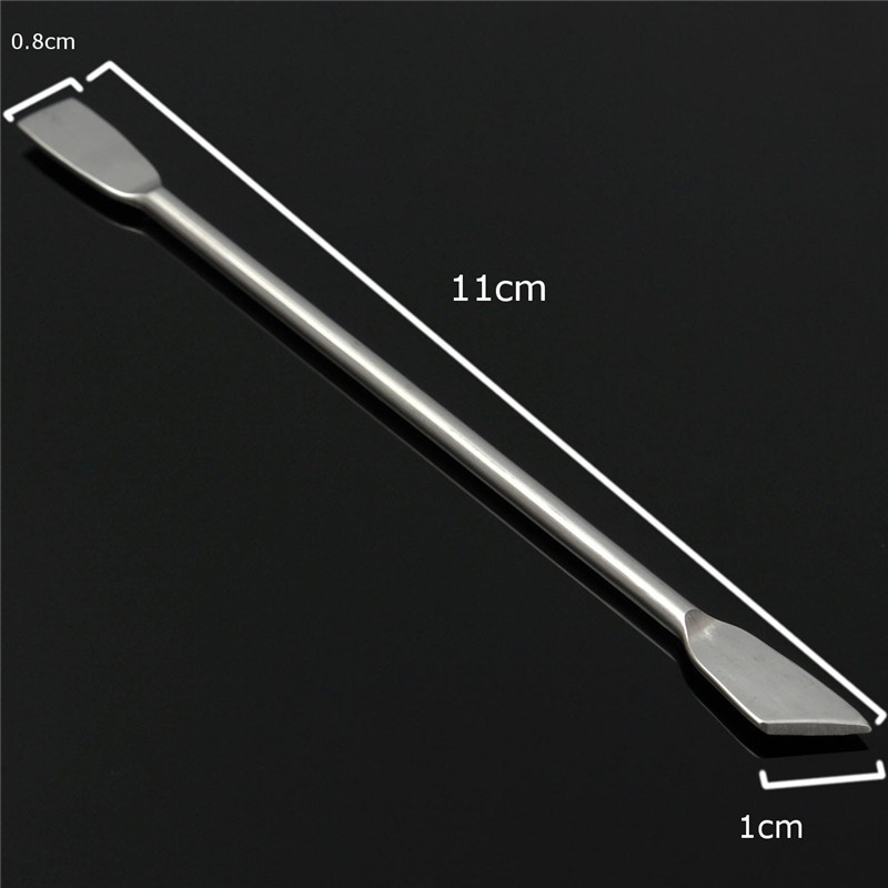 1Pc Nail Art Stainless Steel Cuticle Pusher Remover Pedicure Care Tool Oblique Head