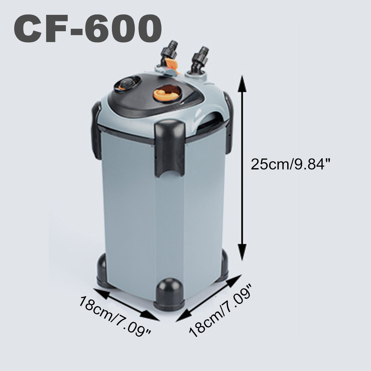 Aquarium CF External Cannister Filter Water Fish Tank Booster Sponge Filtration 40